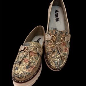 Cue Metallic Floral Women's Loafers